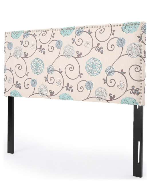 GDF Studio Halifax Fabric Queen/Full Headboard Transitional Headboards by GDFStudio Houzz