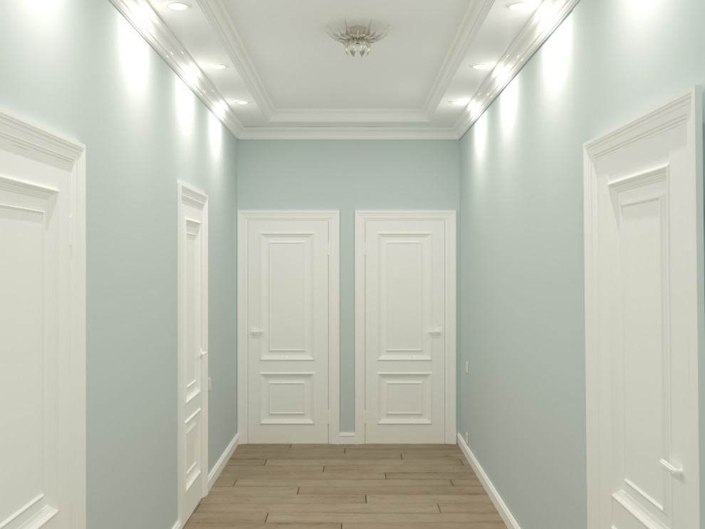 Небольшой частный дом в стиле неоклассика