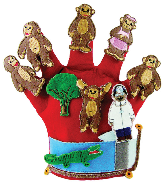 monkeys jumping on the bed toy