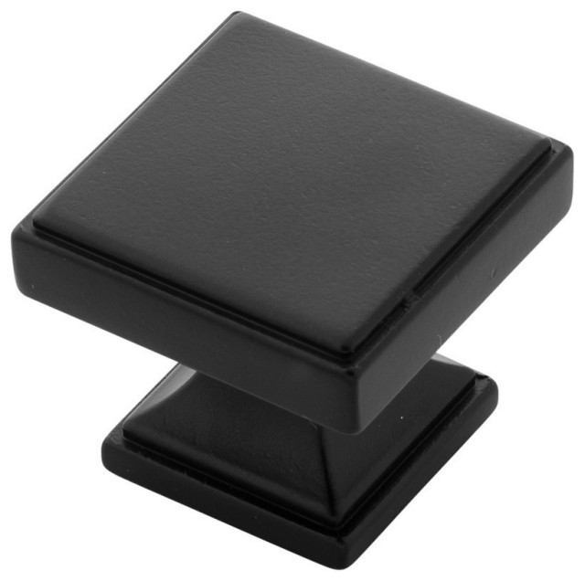Brownstone Collection Knob 13/8" Square Transitional And