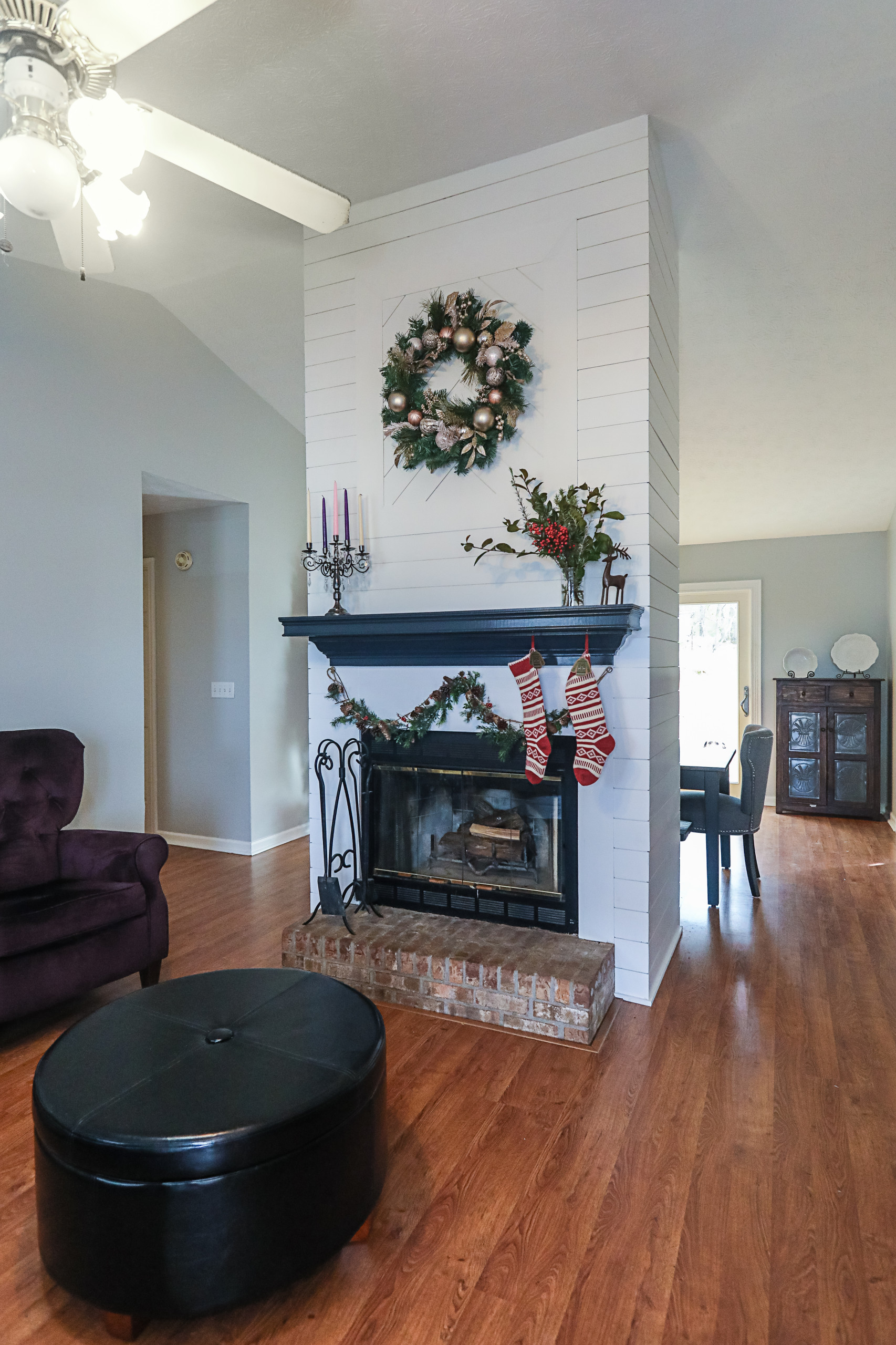 Hoschton Fireplace, Master and Guest Bath Remodel