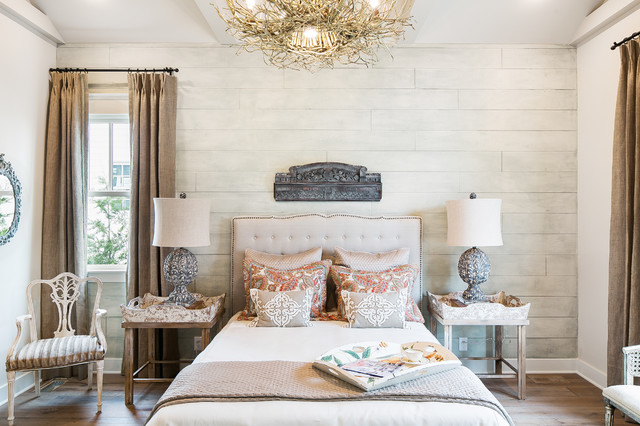 Traditional Home with a Gustavian Twist country-bedroom