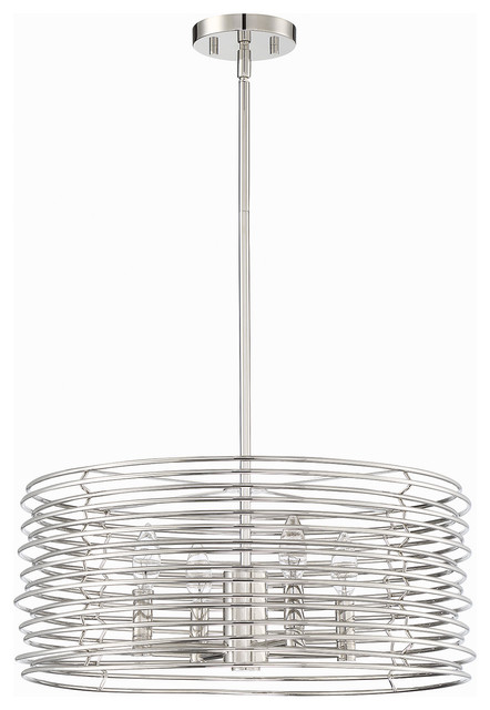 Park Harbor Phpl6474 Francesca 4 Light 20 W Drum Pendant Contemporary Chandeliers By Buildcom Houzz - Park Harbor Hillpoint Pendant