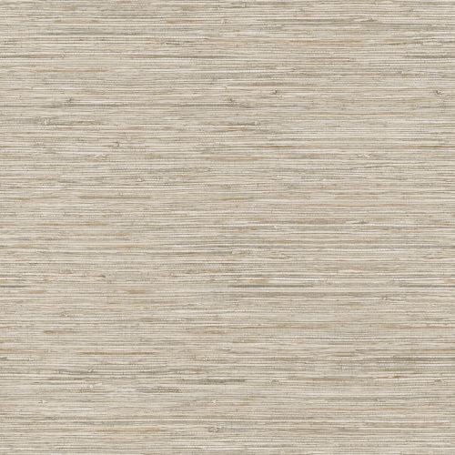 York Wallcoverings WB5501 Nautical Living Horizontal Grass Cloth Wallpaper White//Beige//Gold Vein