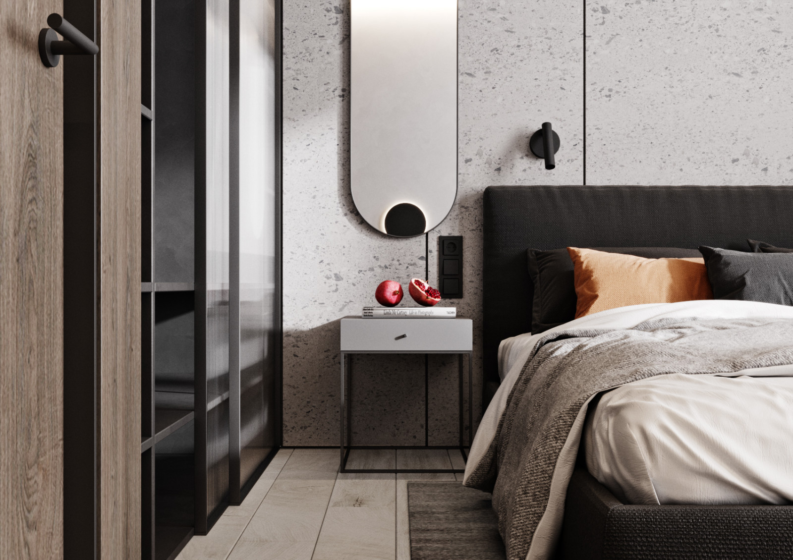 Квартира в темных оттенках