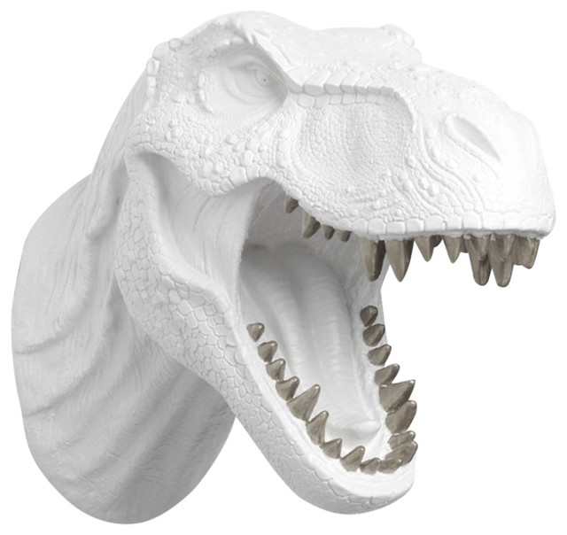 wall mounted t rex head