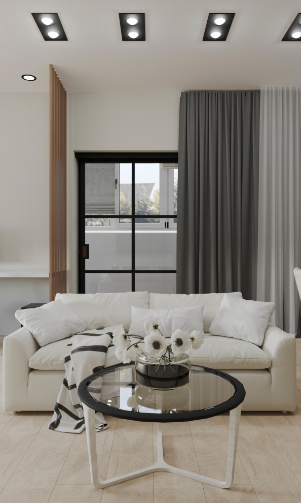 Дизайн проект однокомнатной квартиры