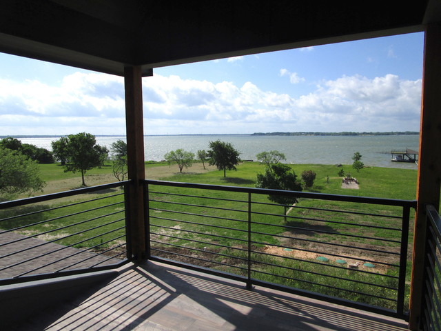 Richland Chambers Lake Custom Home contemporary-terrace