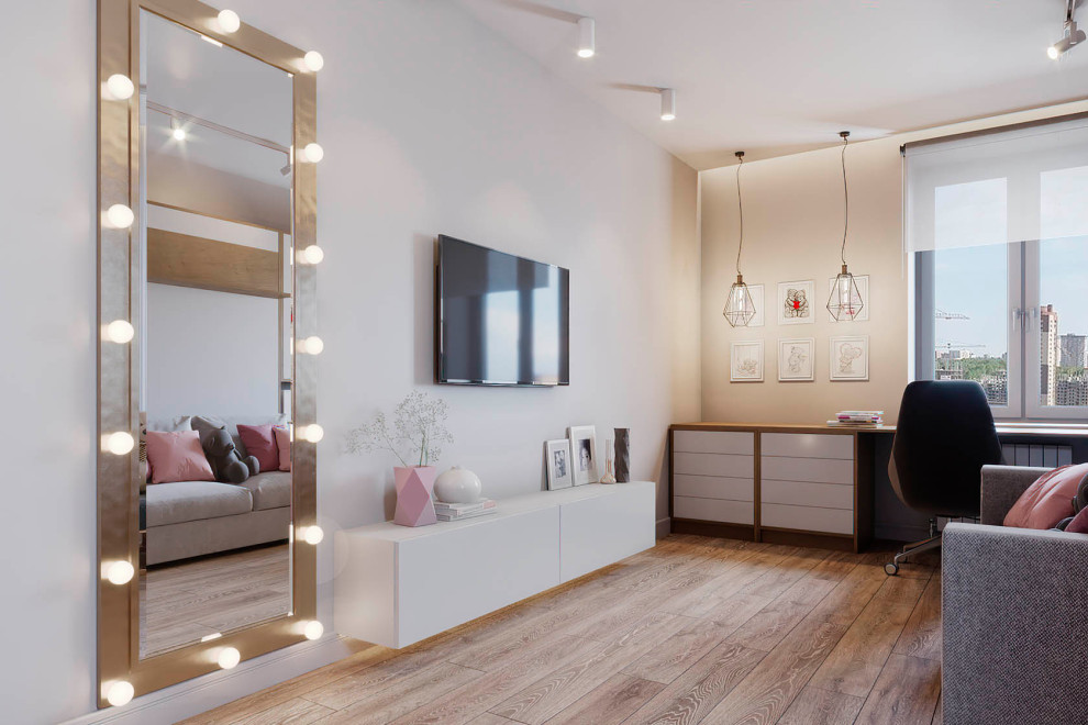 Интерьер квартиры в кремовых тонах