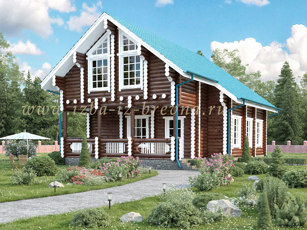 Проекты домов из оцилиндрованного бревна и профилированного бруса