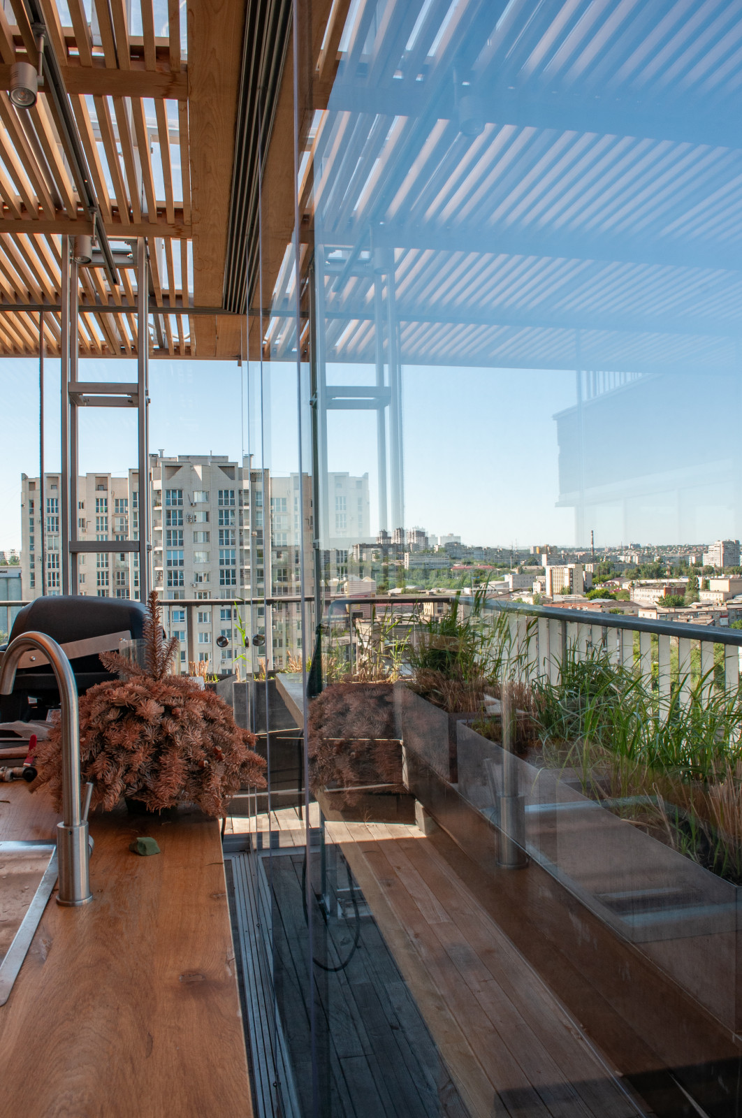 Терраса с видом на Волгу