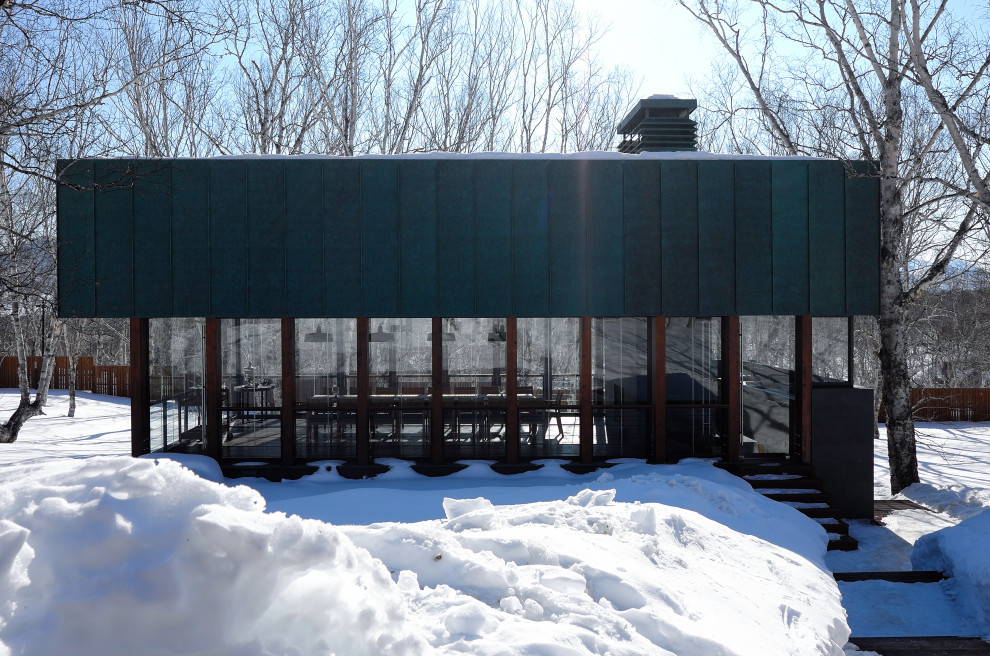 Павильон летней кухни на Камчатке