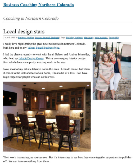 Press Project: Business Coaching In Colorado