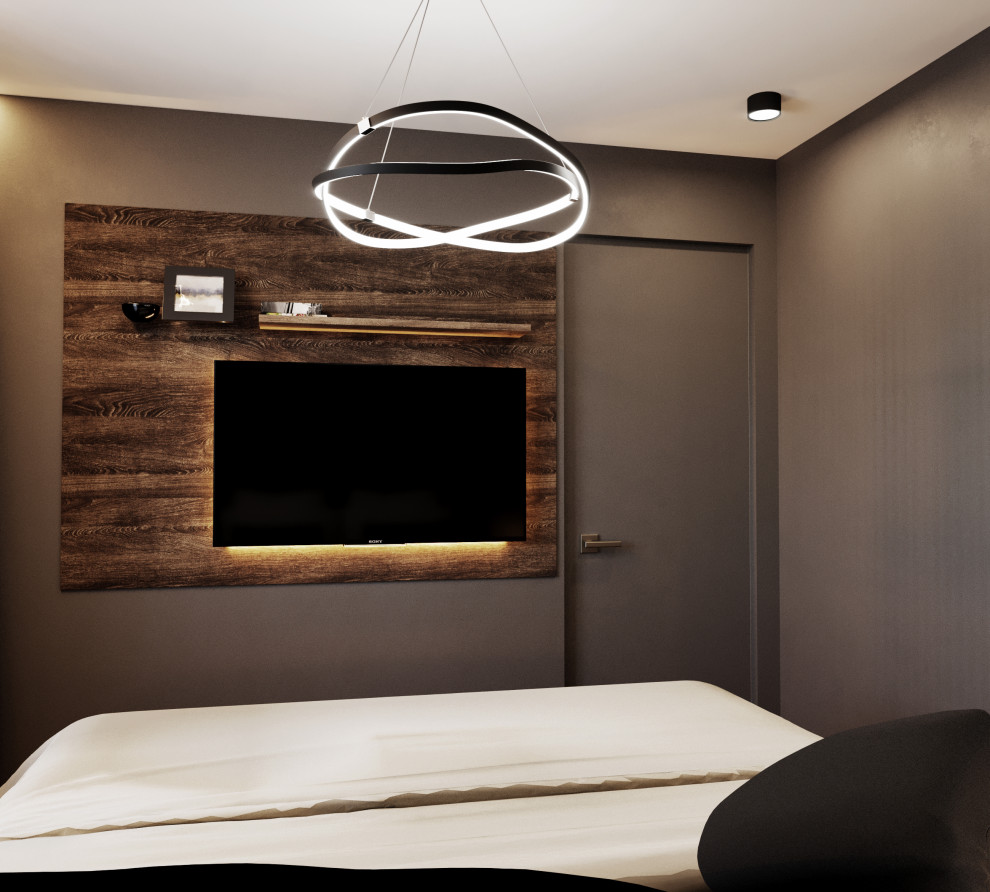 Квартира с деревянными элементами