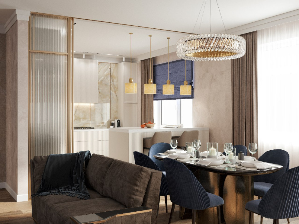 Трехкомнатная квартира площадью 120 м2. Современная классика.