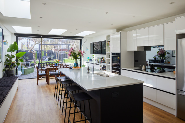 Newham Kitchen Extension and Full House Refurbishment contemporary-kitchen