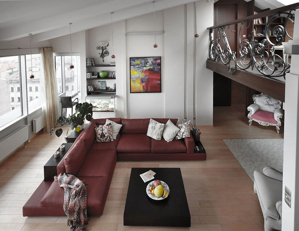 модерн с вкраплениями необорокко