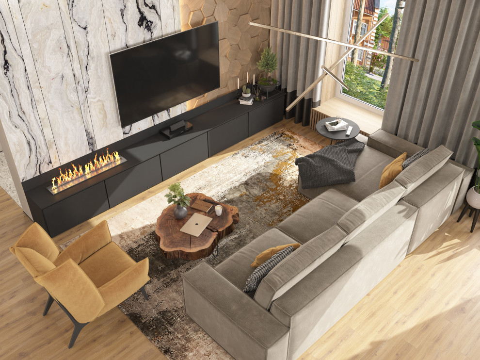 Дизайн - проект интерьера загородного дома в г.Миасс