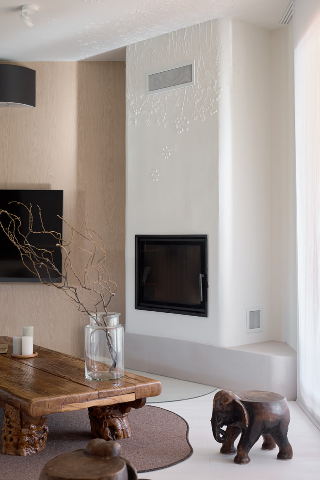 Кухня-гостиная. Разворот на 45 градусов