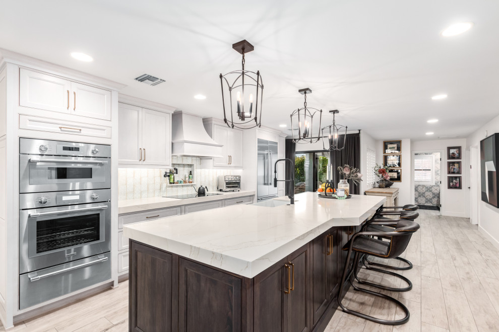 Example of a mountain style kitchen design in Phoenix