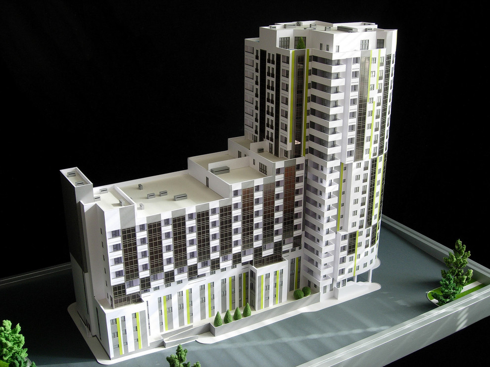 Архитектура в макете.