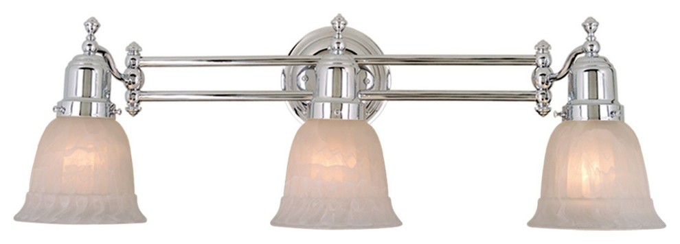 3 Light Swing Arm Wall Light