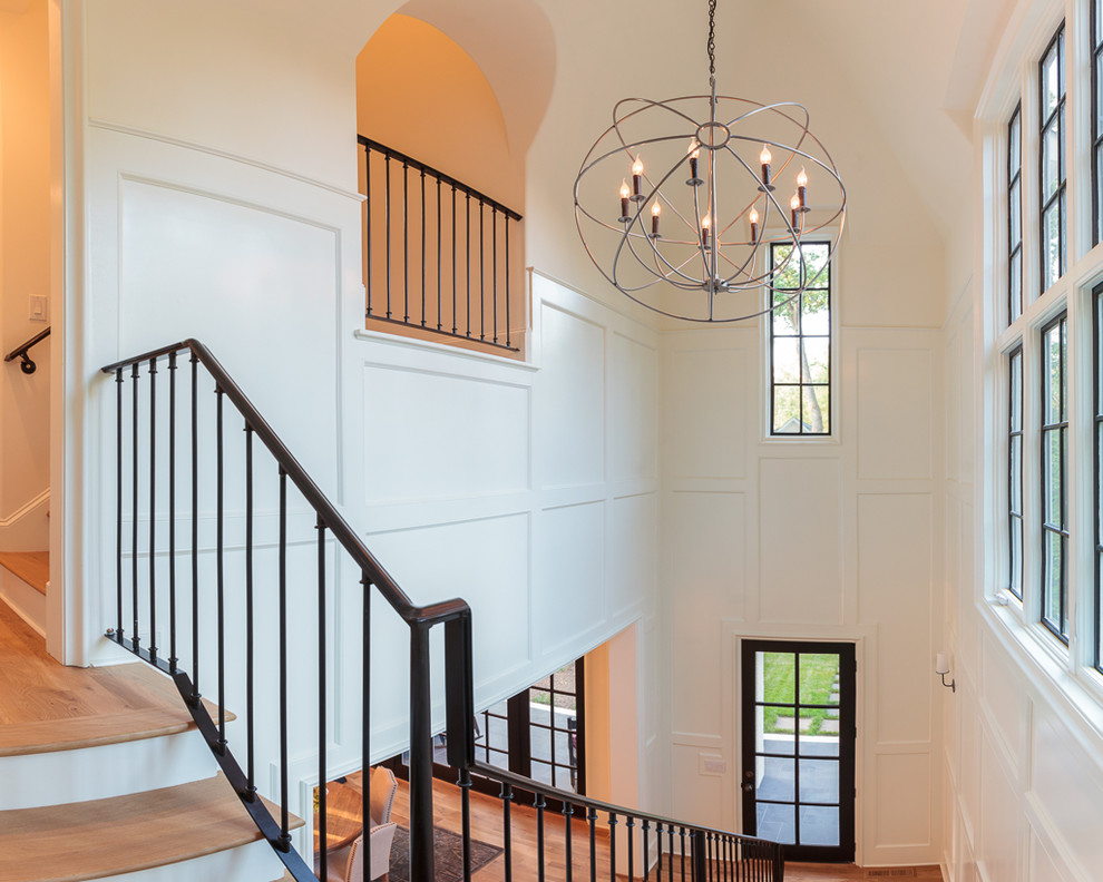 Casa Royal - Transitional - Staircase - Charlotte - by Mermans Architecture & Design, PLLC