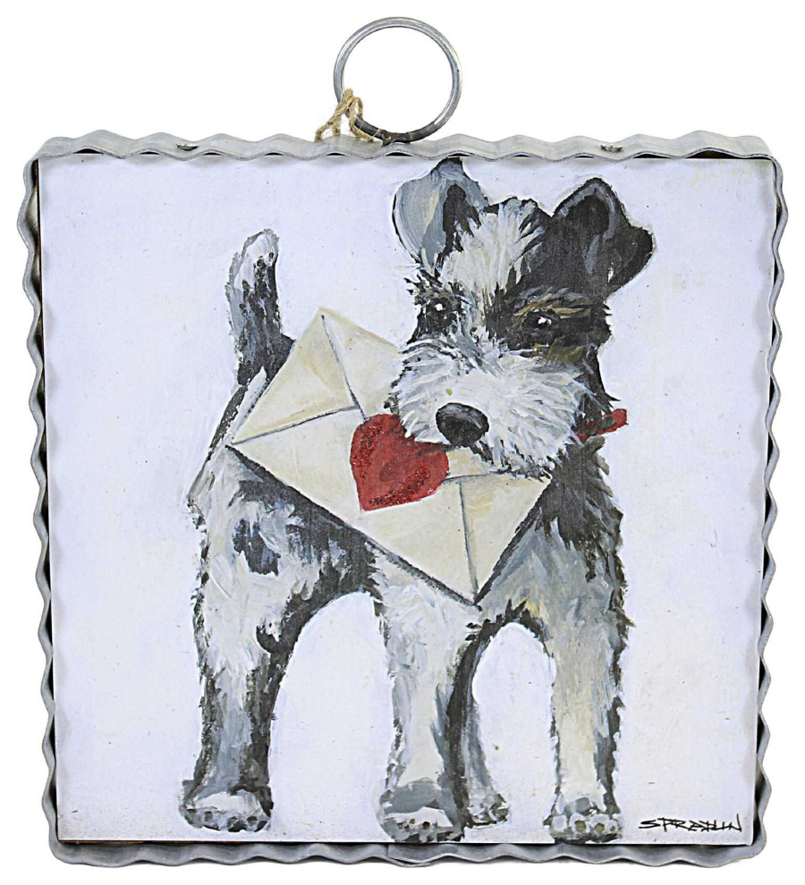 Round Top Collection Mini Gallery Special Delivery Wood Valentine's Day