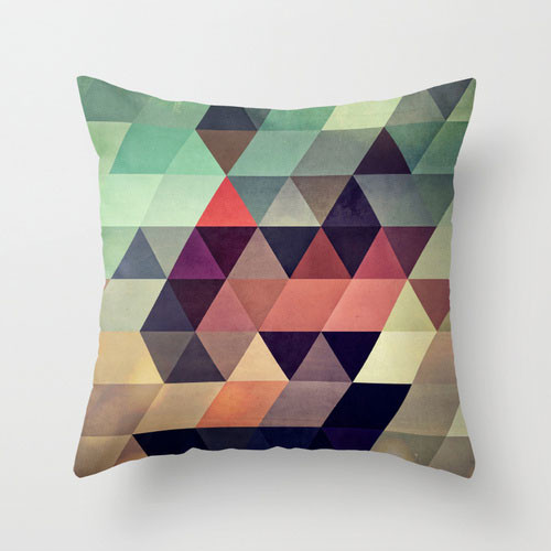 Gray Pattern Pillow Cover