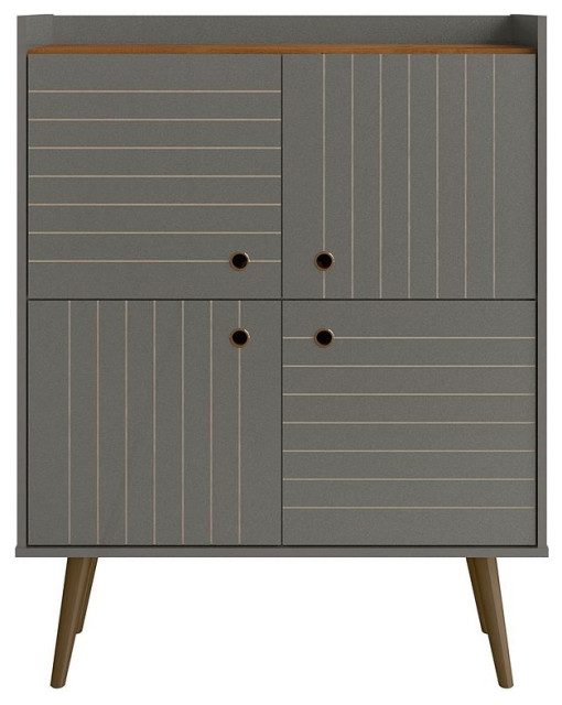 Bogart Accent Grey and Nature Midcentury Accent Chests And