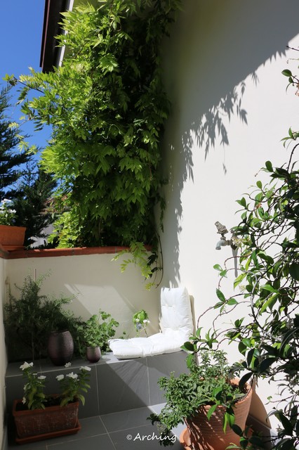 Verde lime - Ristrutturazione casa indipendente contemporary-deck