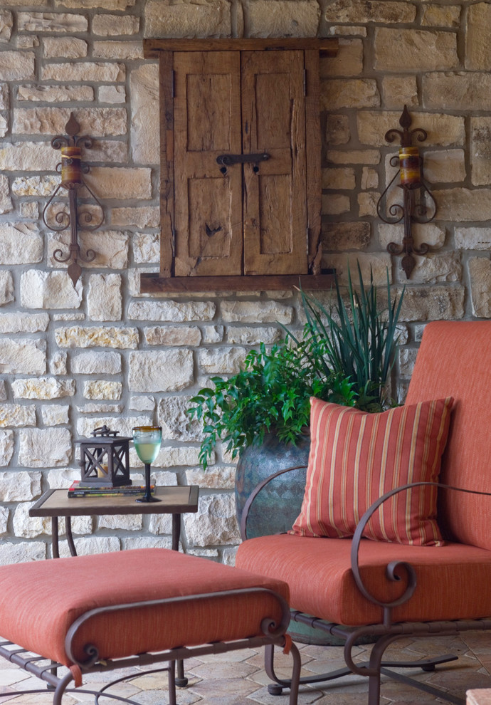 Inspiration for a country patio in Austin.
