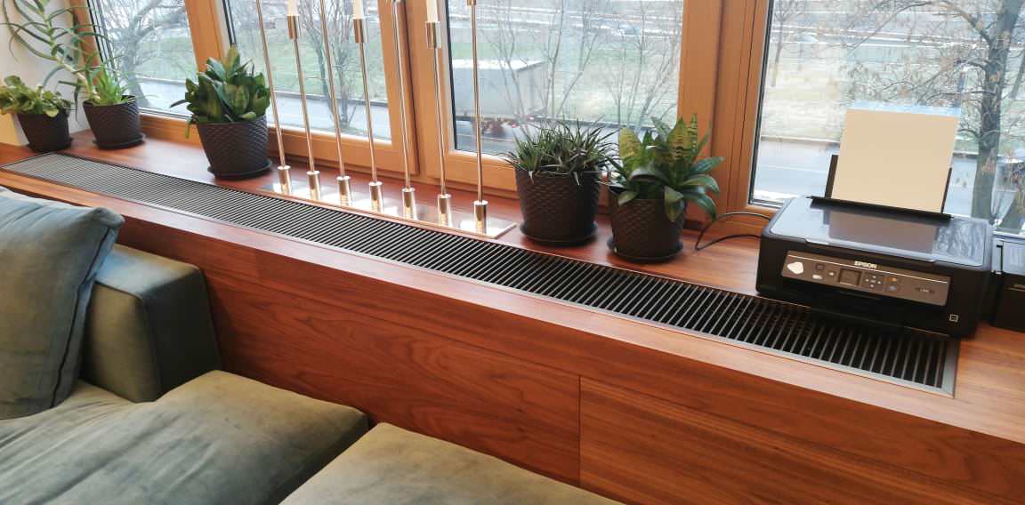 Внутрипольные конвекторы