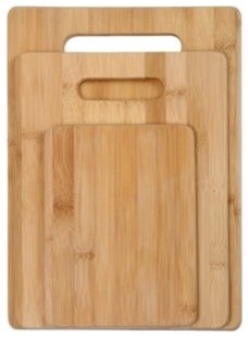 Bamboo Cutting Boards, Set of 3
