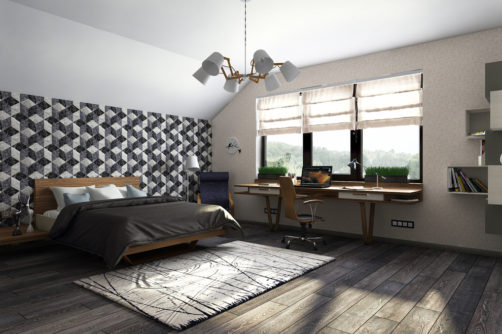 Спальня на мансарде