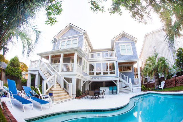 Custom Homes moderno-fachada