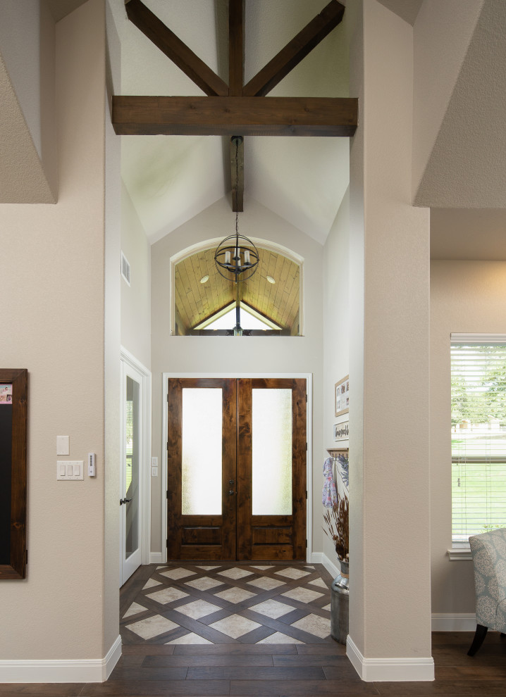 Home design - rustic home design idea in Austin
