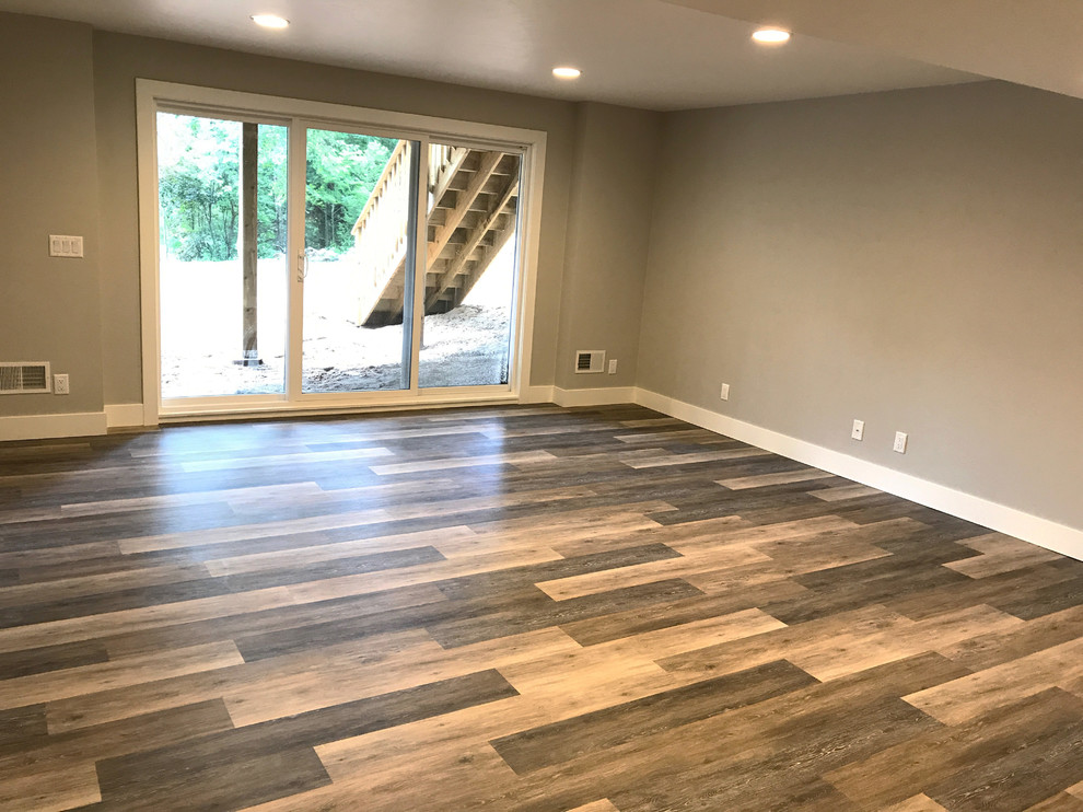 Basement - rustic basement idea