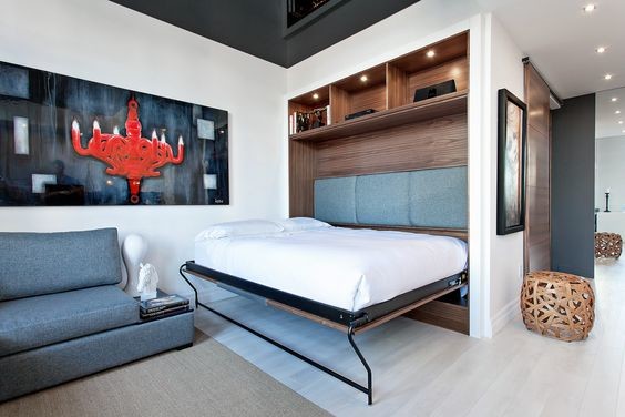 Lateral wall bed | Lits escamotables latéraux - Montreal - by Limuro |  Houzz IE