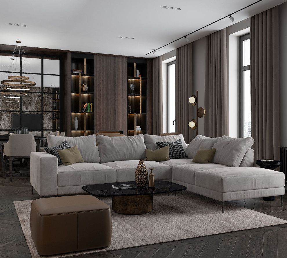 Дизайн проект квартиры 78м2 ЖК "Резиденция Композиторов"