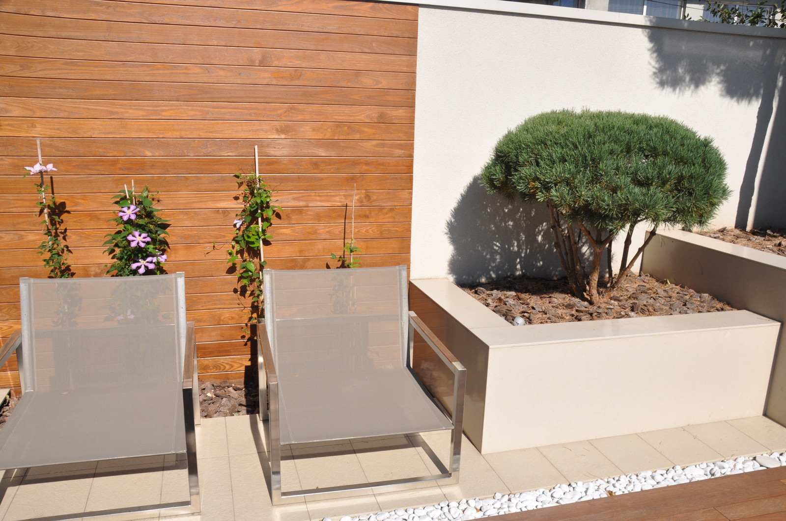 Private modern garden / Частный современный сад.