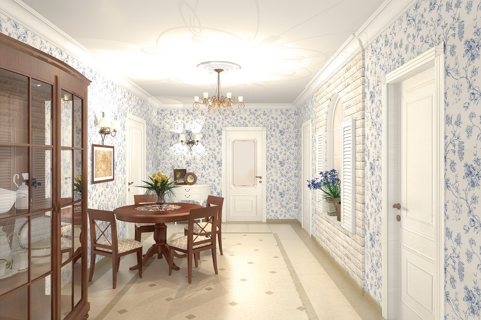 Дизайн-проект квартиры в современном классическом стиле в Волгограде