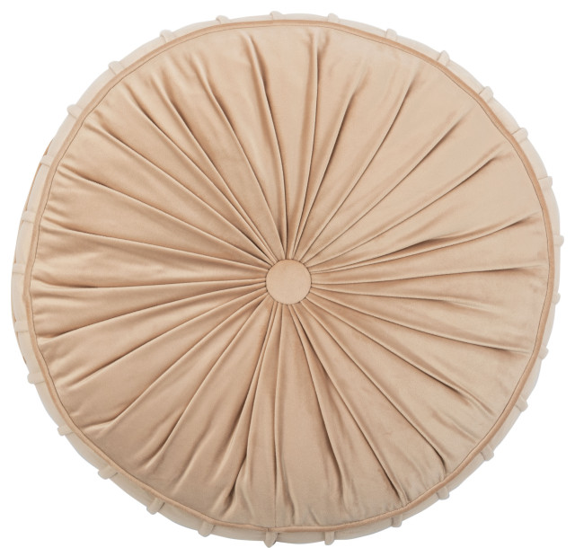 Clary Floor Pillow - Champagne