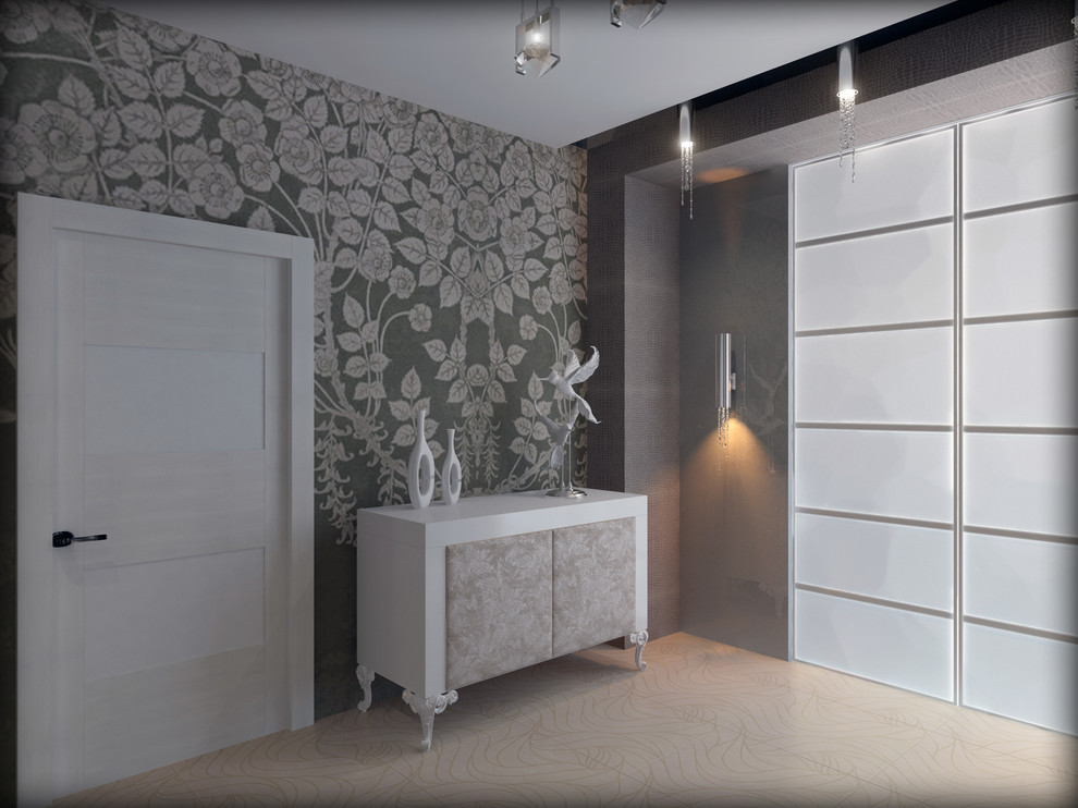 Hallway in muted colors