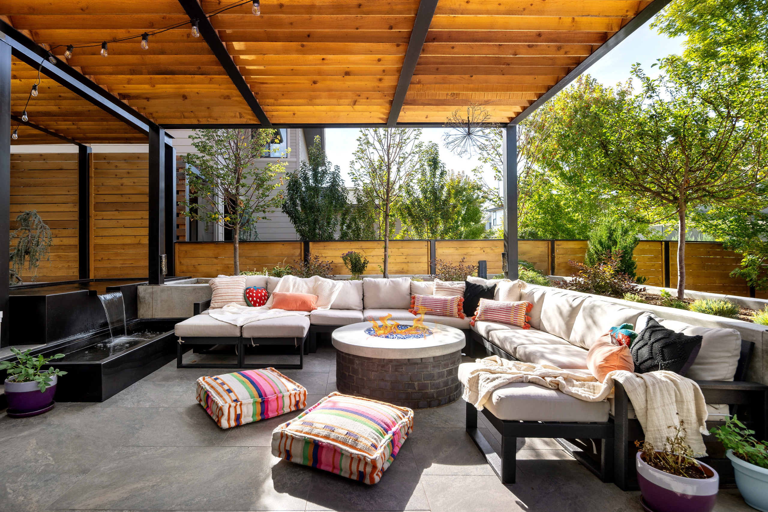 Inspiration for an eclectic patio remodel in Denver