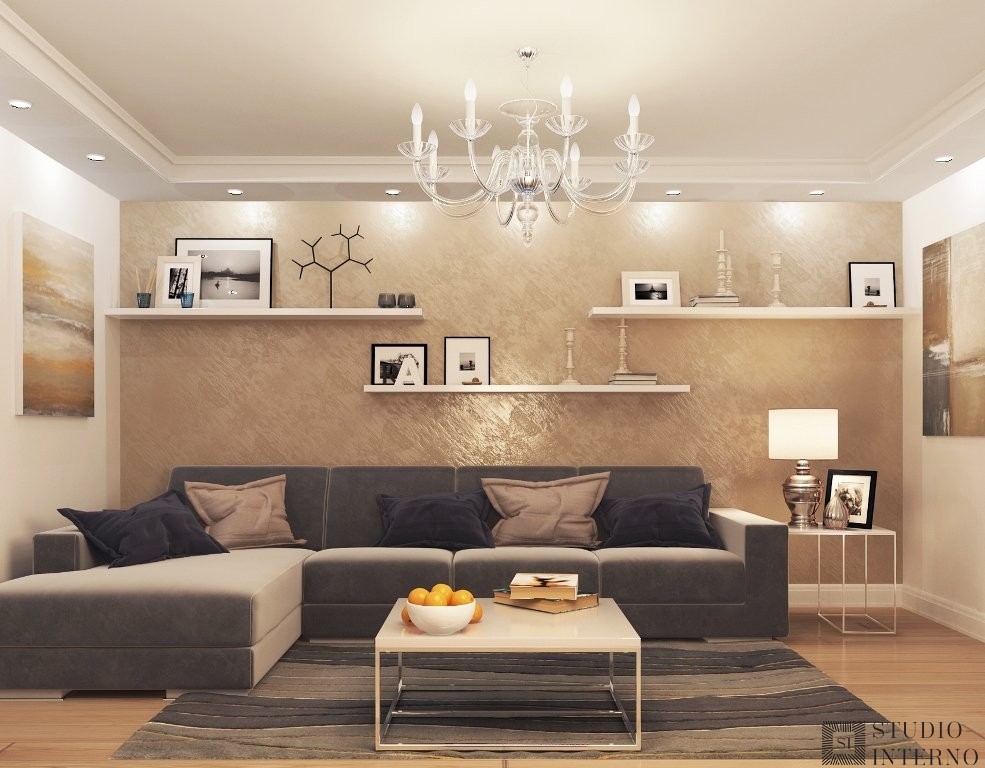 Интерьерквартиры в современном стиле с элементами лофта