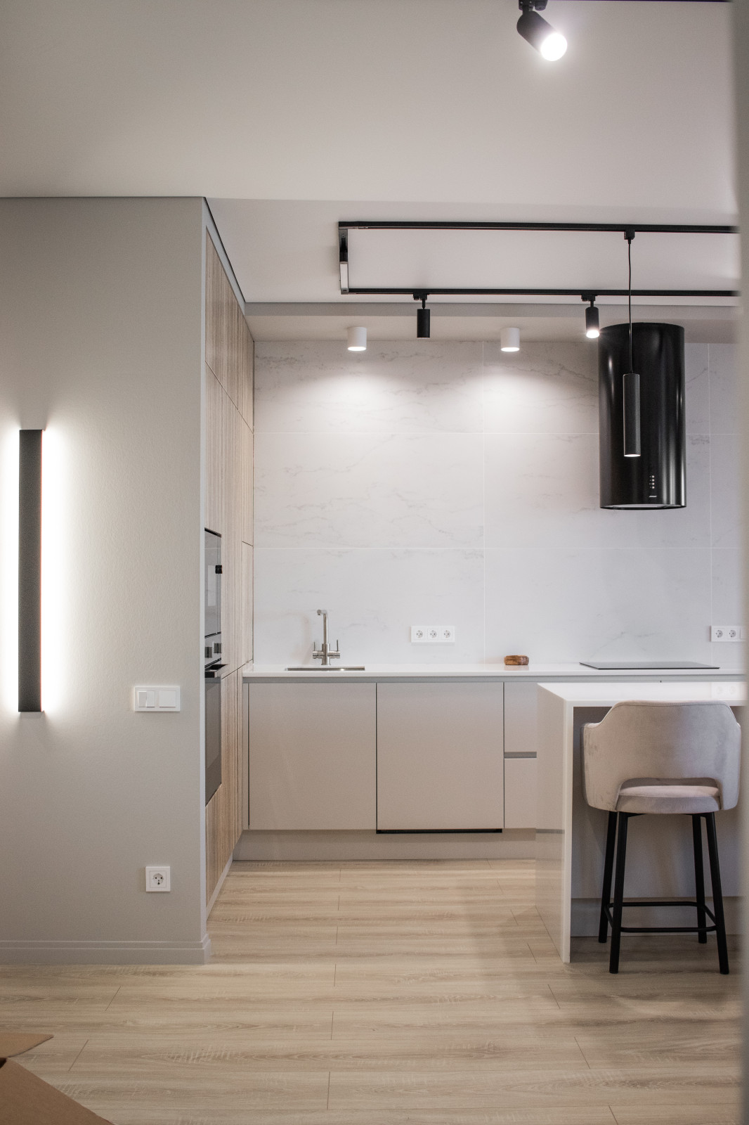 Кухня-гостиная в ЖК Правобережный