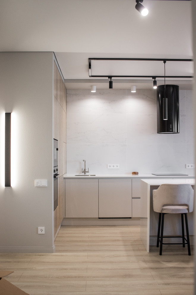 Кухня-гостиная в ЖК Правобережный