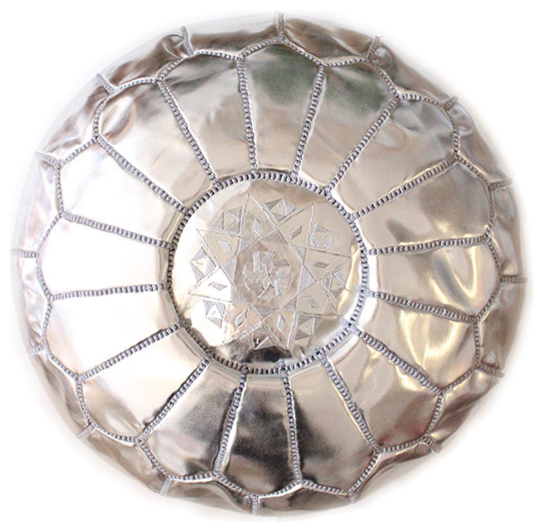 BabaSouk - Vegan Moroccan Pouf - View in Your Room! Houzz