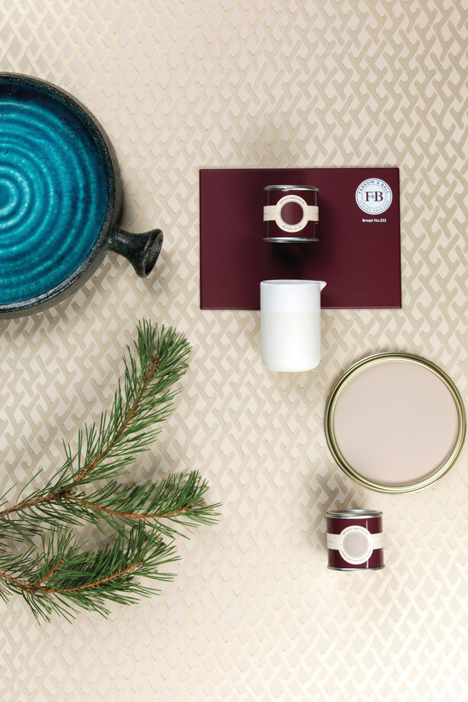 Farrow&Ball Metallic Wallpapers at Manders